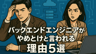バックエンドエンジニアがやめとけと言われる理由5選