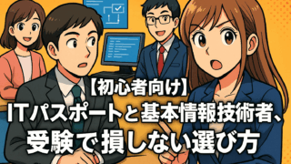 【初心者向け】ITパスポートと基本情報技術者、受験で損しない選び方