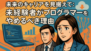 未来のキャリアを見据えて：未経験者がプログラマーをやめるべき理由