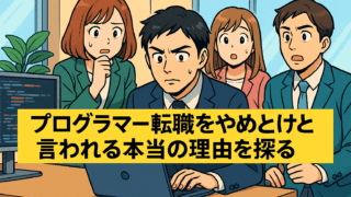 プログラマー転職をやめとけと言われる本当の理由を探る