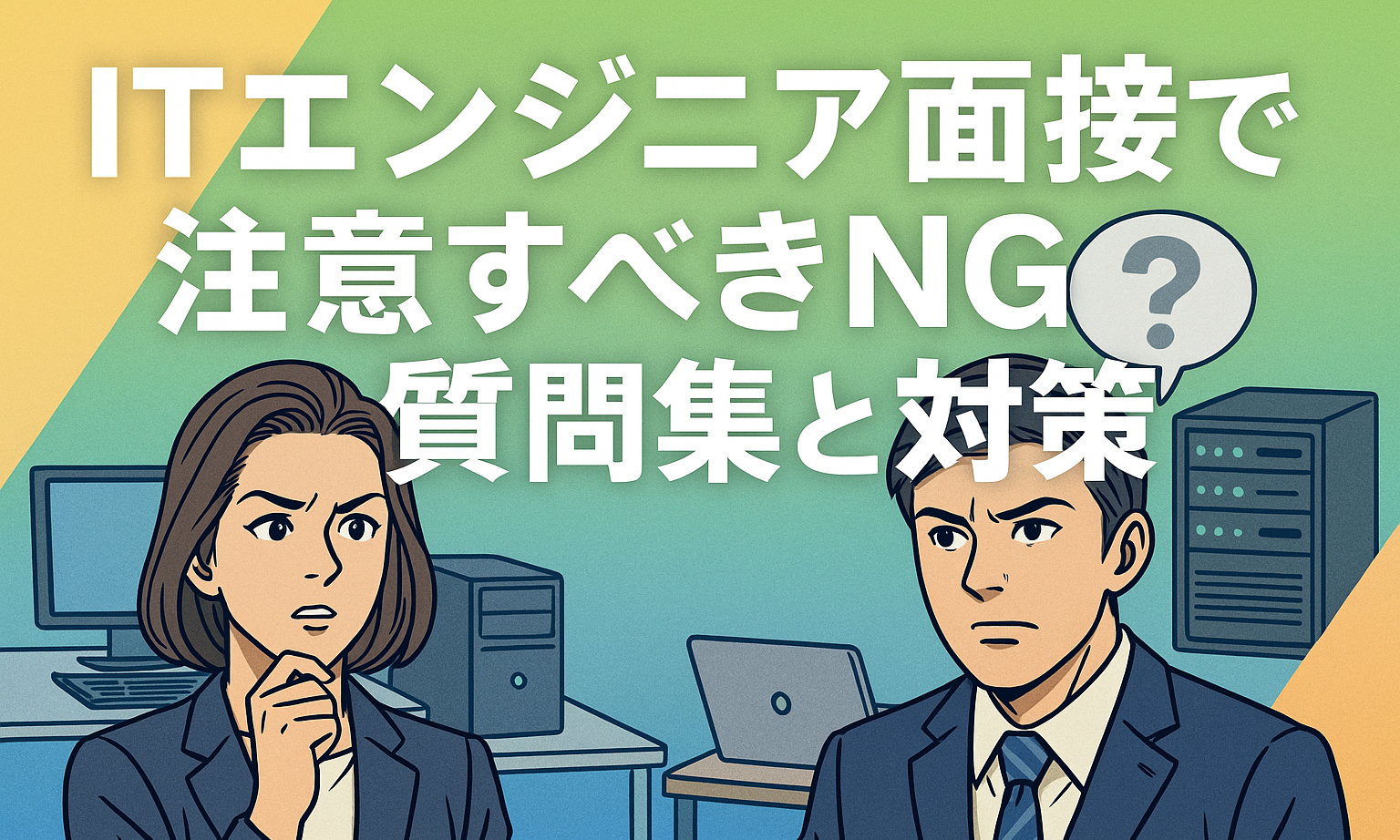ITエンジニア面接で注意すべきNG質問集と対策