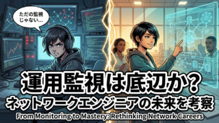 運用監視は底辺か？ネットワークエンジニアの未来を考察