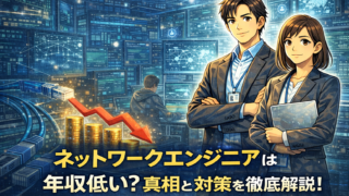 ネットワークエンジニアは年収低い？真相と対策を徹底解説