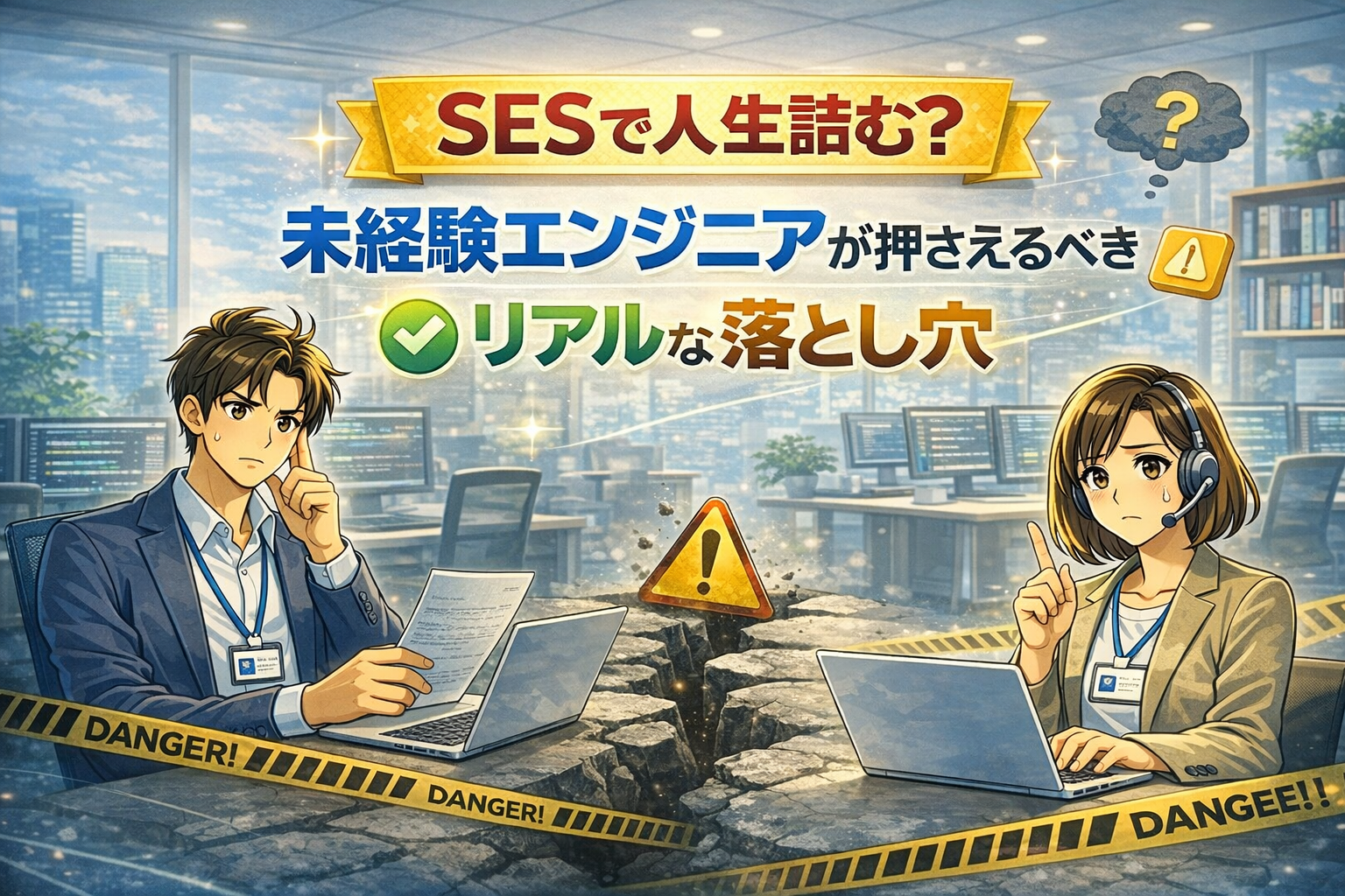 SESで人生詰む？未経験エンジニアが押さえるべきリアルな落とし穴