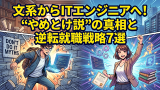 文系からITエンジニアへ!“やめとけ説”の真相と逆転就職戦略7選