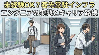 未経験OK？客先常駐インフラエンジニアの実態とキャリア路線