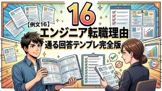 【例文16】エンジニア転職理由｜通る回答テンプレ完全版