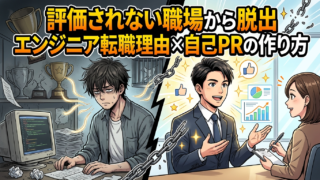 評価されない職場から脱出|エンジニア転職理由×自己PRの作り方
