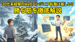 30代未経験のWebエンジニア転職は厳しい？勝ち筋を徹底解説